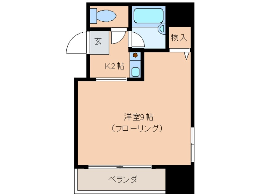 間取図 アトリオ上町台