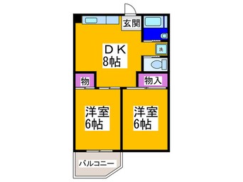 間取図 ビレッジハウス泉北栂タワー