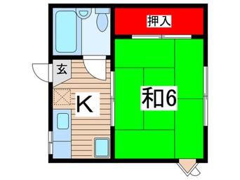 間取図 コーポ京