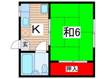 間取図 コーポ京