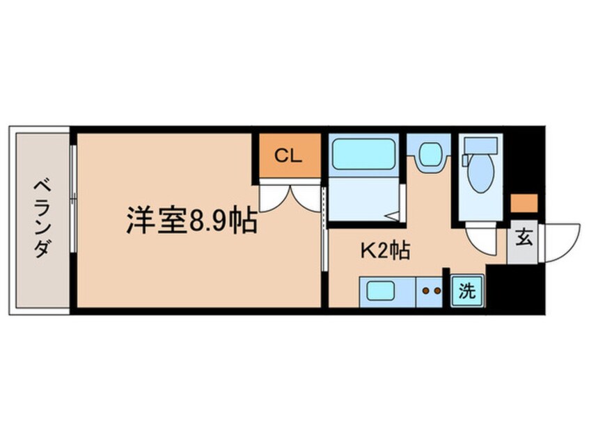 間取図 ラグゼナ梅小路京都西