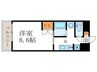 ラグゼナ梅小路京都西 1Kの間取り