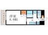 ラグゼナ梅小路京都西 1Kの間取り