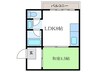 北川会館 1LDKの間取り