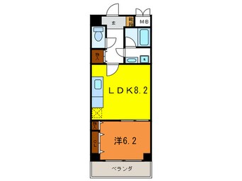 間取図 メゾンフロ－ラ