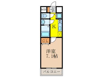 間取図 セゾンコ－ト新大阪