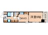 エスリ－ド四条河原町(801) 1DKの間取り