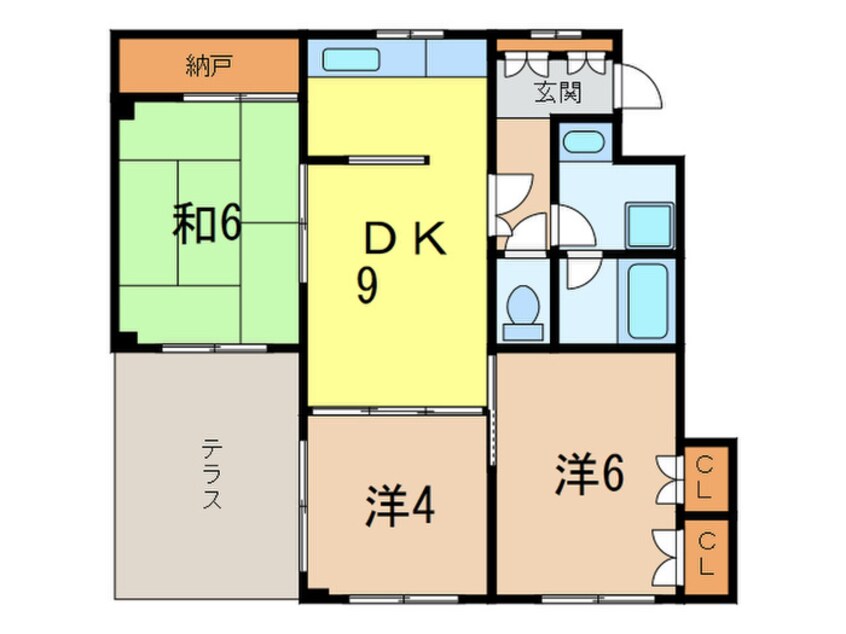 間取図 パ－クハイツ甲子園