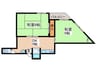 第２竹田ビル 2DKの間取り