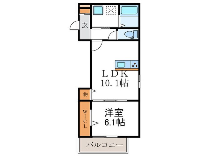 間取り図 仮）GRAMM北大路