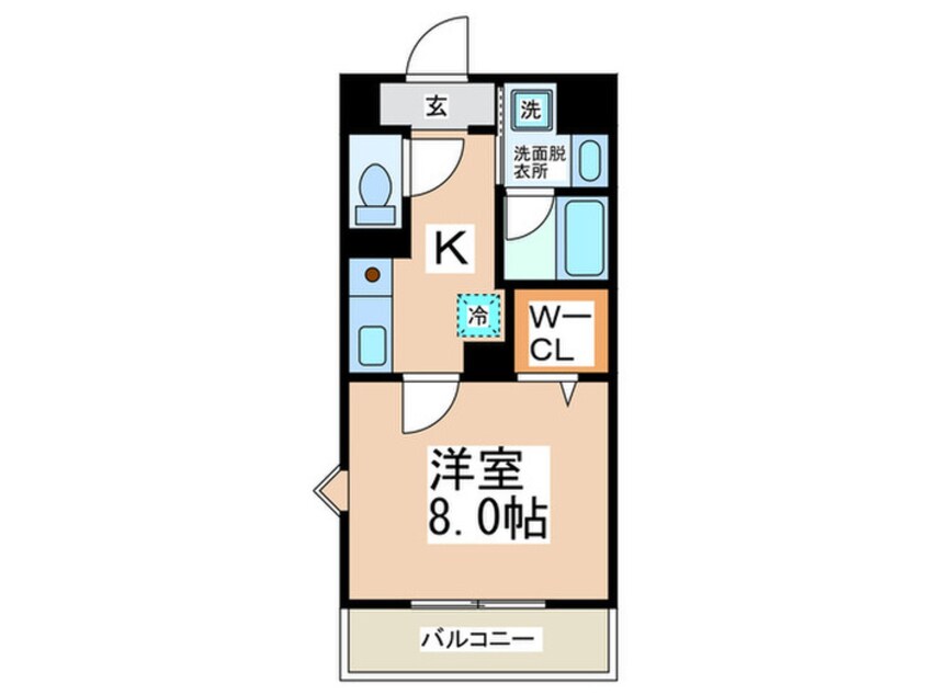 間取図 スカイビュ－宝泉