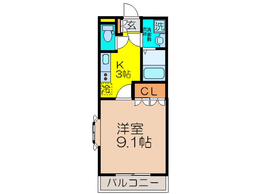 間取図 ヴェルジェ