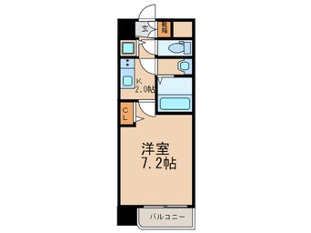 間取図 ﾒｲﾝｽﾃｰｼﾞ大阪福島(301)