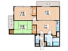 ヒルズシティ寝屋川 3DKの間取り