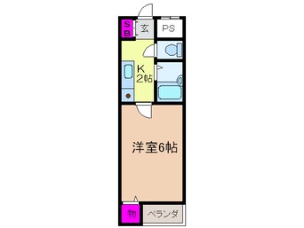 間取図 ジョイフル林寺