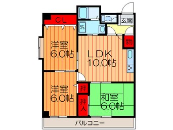 間取図 第３クラウンマンション