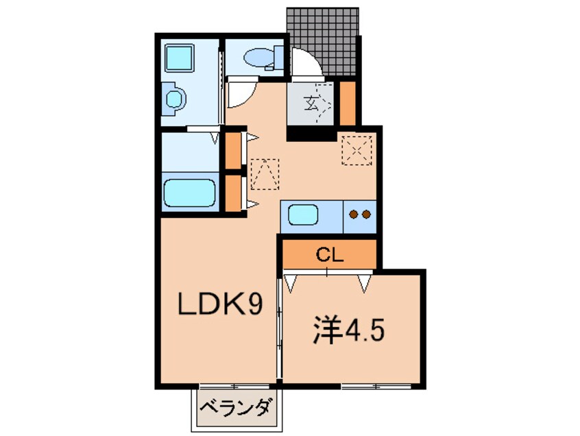 間取図 ラフィ－ネ林Ⅲ