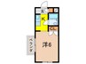 サンロ－レル仁川 1Kの間取り
