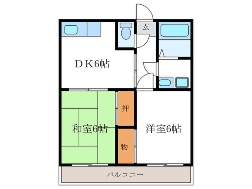 間取図 グリーンパーク樫ノ木2