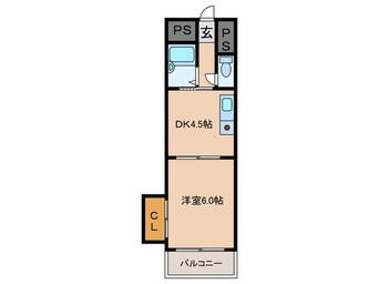 間取図 ノルデンハイム天神橋