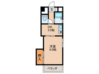 間取図 ノルデンハイム天神橋