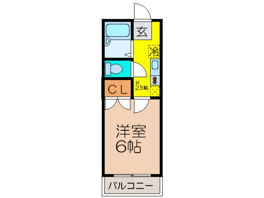 間取図 ザ・ピ－チツリ－