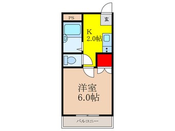 間取図 ザ・ピ－チツリ－