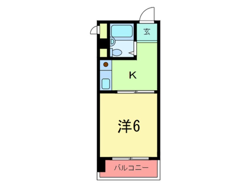 間取図 ドルフ西岡本