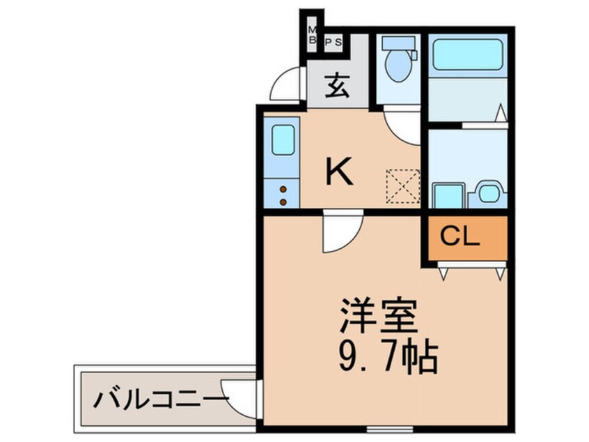 間取図 フジパレス阿倍野丸山通Ⅰ番館