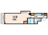 Ｆｌａｉｒ京都五条烏丸 1Kの間取り