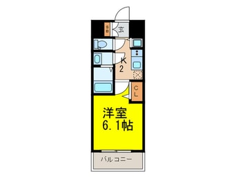 間取図 プレサンス京町堀ノース
