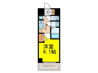 間取図 プレサンス京町堀ノース