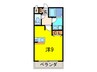 ガゼルノア宝塚清荒神 1Rの間取り