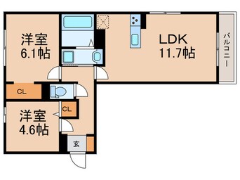 間取図 フェリーチェ明石大久保