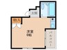 トレンディ岡野 1Rの間取り