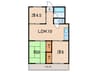 サンハイツ山口 3LDKの間取り