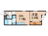 仮）万代東マンション 1DKの間取り