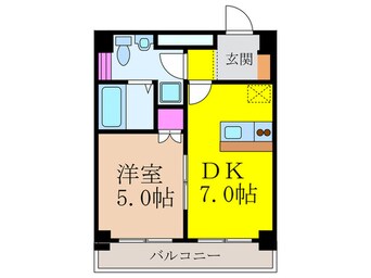 間取図 プランドール上新庄