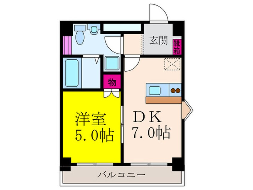 間取図 プランドール上新庄