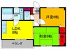フォルト東花園 2LDKの間取り