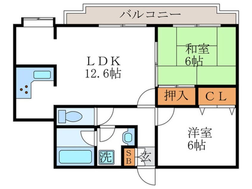 間取図 パインフィールド桂