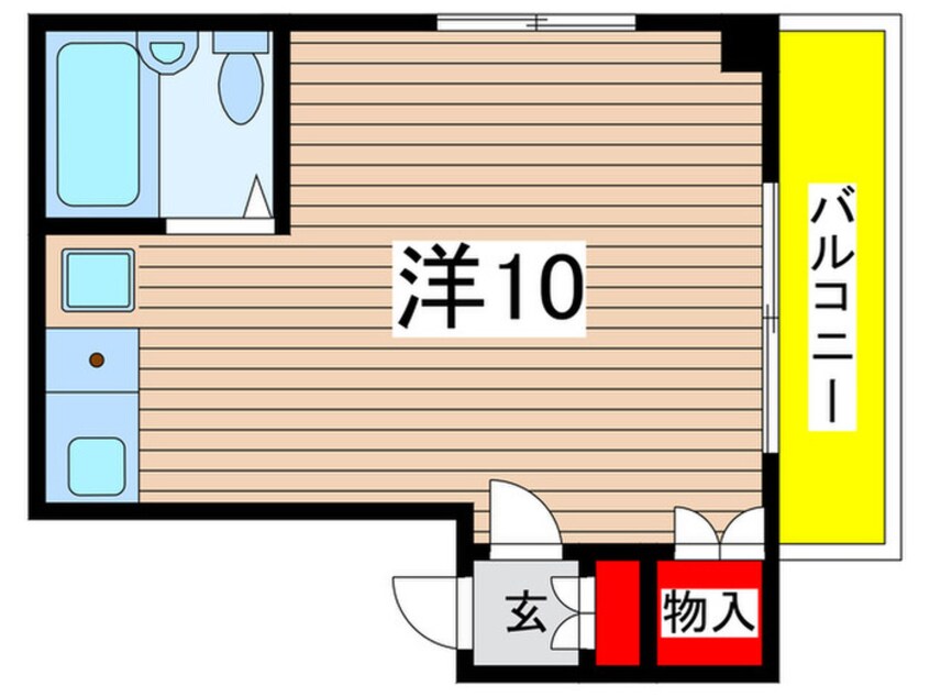 間取図 リバ－サイド石橋