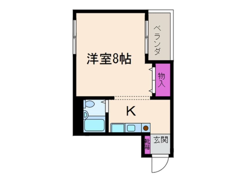 間取図 リバ－サイド石橋