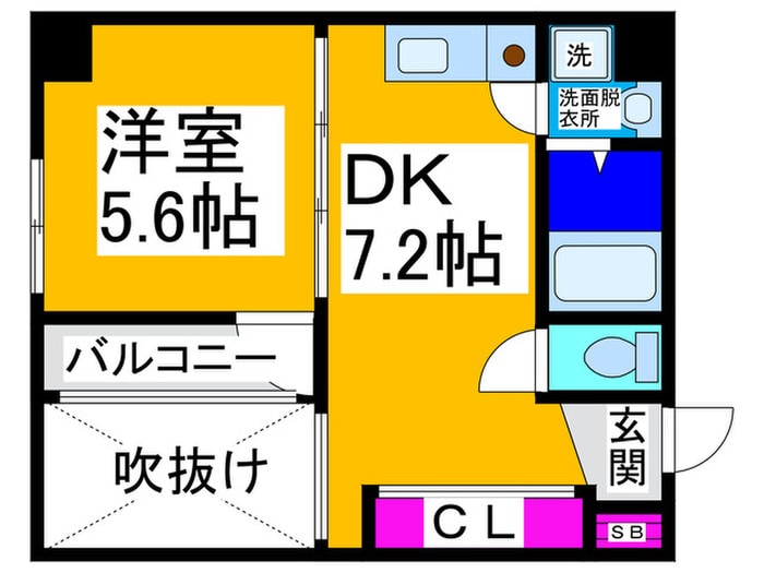間取り図 ハイネス・センターコート