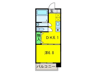 間取図 ハイネス・センターコート