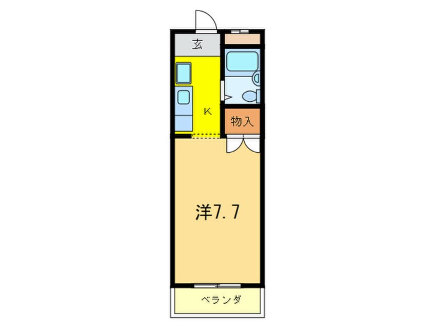 間取図 フォルテ宝塚