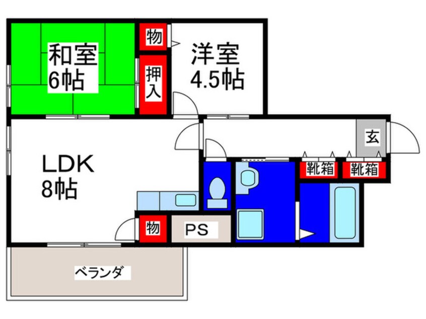 間取図 ゼン・ラフォ－レ