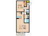 フィエスタ２号館 1LDKの間取り