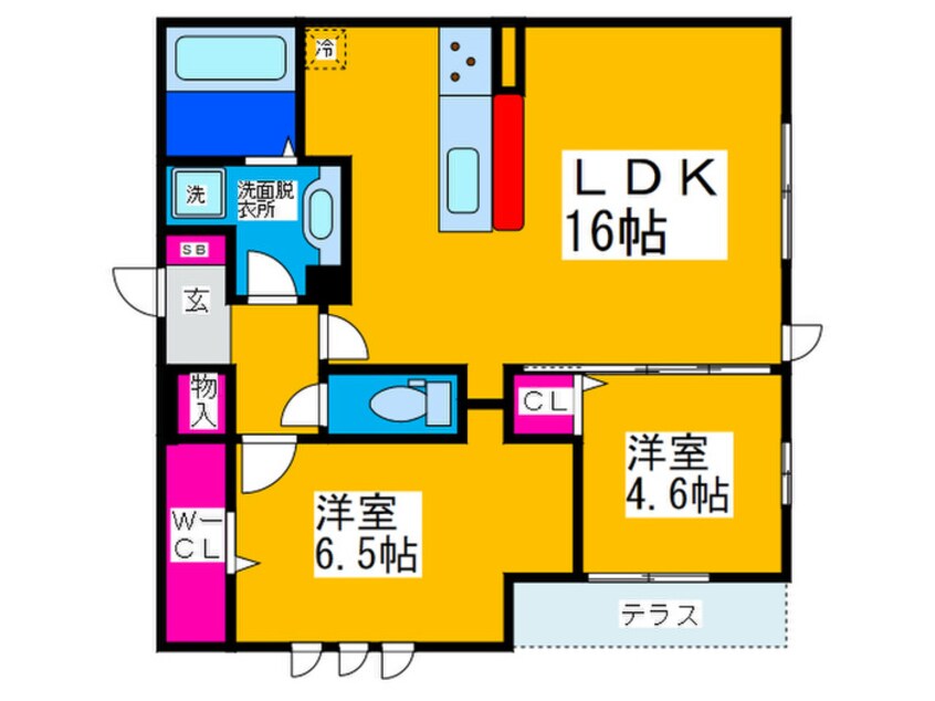 間取図 L abitazione