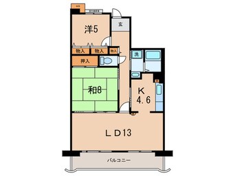 間取図 アルビス池田１０８号棟